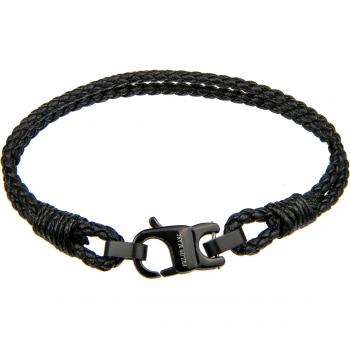 Philipp Blanc Lenny White Leather Bracelet