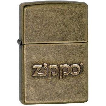 ZIPPO 28994 Windproof Lighter Logo Antique Stamp Antique Brass Finish