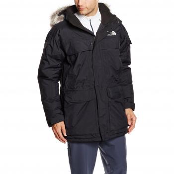 The North Face M Mc Murdo Parka - Chaqueta impermeable con relleno de plumón de ganso para Hombre, color Negro