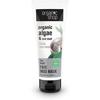 Organic Shop Mascarilla Facial de Barro Marino y Algas para Todo Tipo de Pieles 75ml