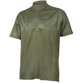 Maillot Endura Hummvee Ray II Manga Corta Hombre Verde Oliva (L)