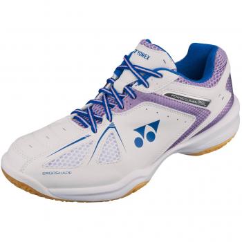 YONEX - Zapatos de bádminton para Mujer, Mujer, YBL07, White/Lavender, Size UK 7