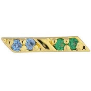 Ear Candy - Piercing de plata bañado en oro amarillo 18k