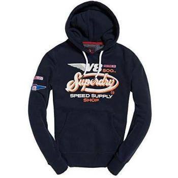 Superdry Moto Hood, Sudadera para Hombre