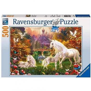 Ravensburger- Betoverende eenhoorns Puzzle 500 Piezas, Multicolor