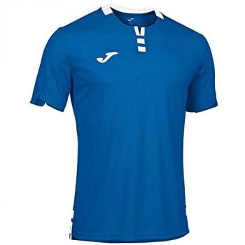 Camiseta de manga corta para hombre Joma Gold IV color royal blanco