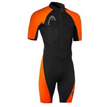 Head Multix Shorty Neopreno Triatlón Hombre 2.5 Mm Manga Corta Negro Naranja - XS