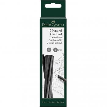Faber Castell 129298 - Carboncillos naturales Pitt