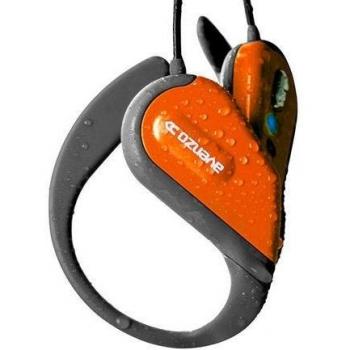 Avenzo AV603GRNA - Auriculares deportivos con Bluetooth, color gris y naranja