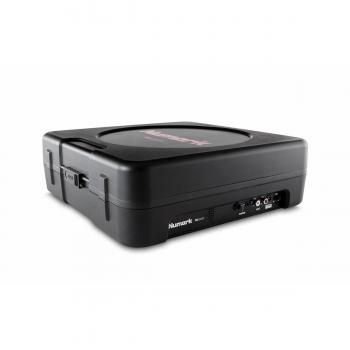 Numark PT01 Scratch - Plato Giradiscos de DJ, para Portabilistas con Mando Scratch Switch Cambiable, Altavoz Integrado, Alimentación por Pilas o Adaptador de Corriente, 3 Velocidades RMP, USB