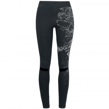 Alchemy England Moon Rose Leggings Negro XXL