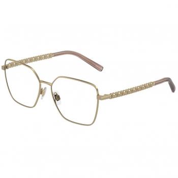Dolce & Gabbana DG1351 1365 Women’s Eyeglasses Gold Size 54 (Frame Only) - Blue Light Block Available