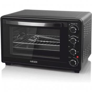 Horno Eléctrico HAEGER Koerper 45 OV45B030A - 2000W, 45 Litros, Negro