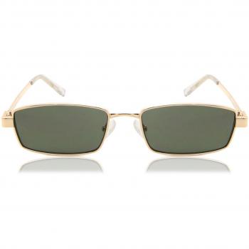 Le Specs Bizarro Men's Rectangular Sunglasses 56mm - Bright Gold
