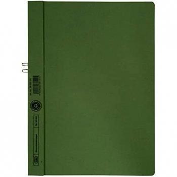 Carpeta manual con clip ELBA A4, 250 g/m² Manilakarton, sin tapa frontal, capacidad para 10 hojas, color verde