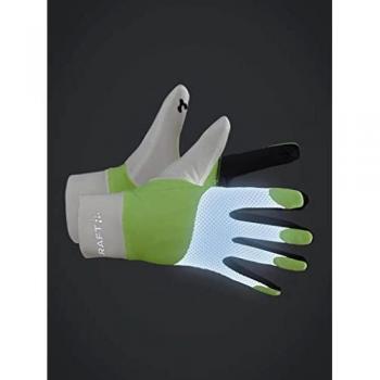 Guantes largos Craft ADV Lumen Fleece Amarillo Verde Negro Blanco - L