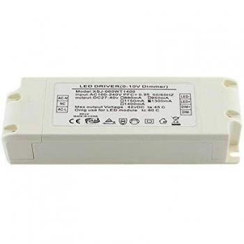 LED Driver TUV DC27-42V/55W/1300mA, Regulable 0-10V, regulable