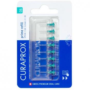 CURAPROX CPS 06 Prime Refill - Recambios de cepillos interdentales en blíster, tamaño 0,6 - 2,2 mm, paquete de 8 unidades