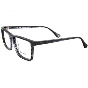 Polar OFF_BEAT 09 480 Gafas Recetadas para Hombre Negras con Armazones Negros y Lentes Recetadas de 56