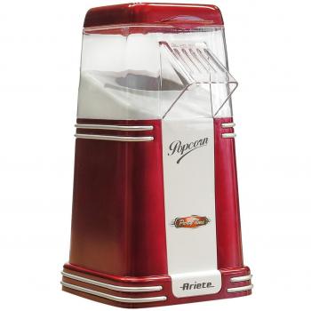 Ariete 2952 - Palomitero, 1200 W, diseño retro, color rojo