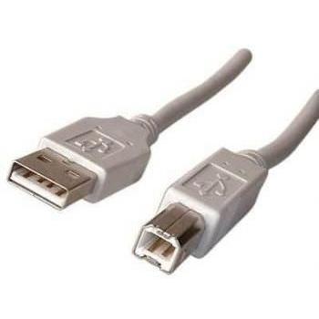 3Go 1.8m USB 2.0 A/B 1.8m USB A USB B Macho Macho Negro - Cable USB