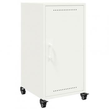 Aparador de acero laminado en frío blanco 36x39x72 cm Vidaxl