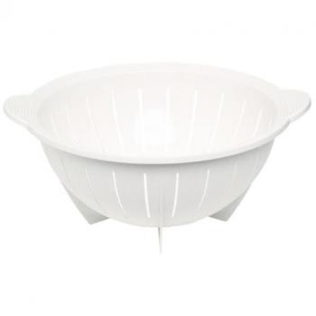 Emsa Superline Escurridor De Pasta, Plástico, Blanco, 28 cm, 1 Unidad