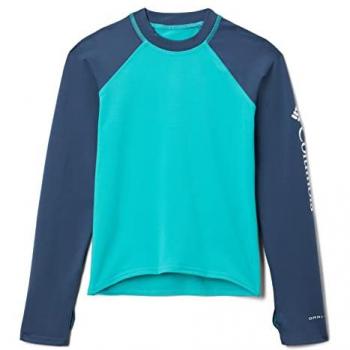 Camiseta de Manga Larga Sandy Shores Sunguard Unisex Brillante Aqua