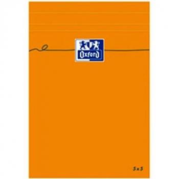 Bloc de notas cuadriculado Oxford - 110 x 170 mm - 160 páginas - 80 g - Naranja