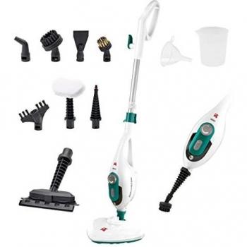 Di4 Steamclean Multi10 Max Limpiador a Vapor Multifunción 10 en 1, 1500W, Elimina 99,9% de Virus y Bacterias, Limpieza sin Químicos ni Abrasivos, Color Blanco