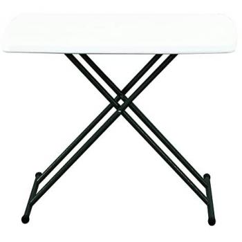 Mesa Plegable Easy Versa de Jardín Garbar, dimensiones 75.5x49.5x73 cm, material acero blanco, diseño ligero y multiusos, ideal para interiores y exteriores como jardín, terraza, balcón, picnic
