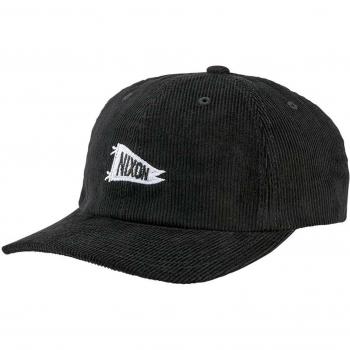 Nixon Harvey Black Strapback Cap - One Size Female
