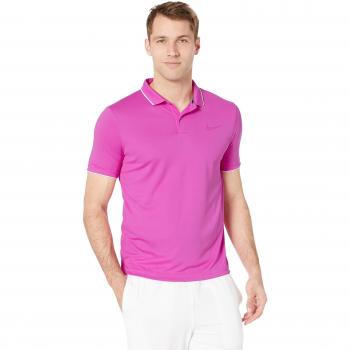 Nike M Nkct Dry Polo Team Shirt de Tenis, Hombre, White/