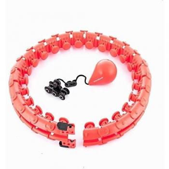 InnovaGoods | Aro de Fitness con Peso Ajustable FITTEHOOP | Color Rojo