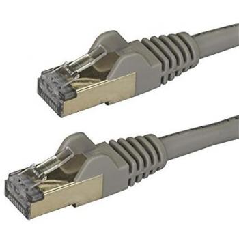 StarTech.com CAT6a Ethernet Cable - 3m - Gray Network Cable - Snagless RJ45 Cable - Ethernet Cord - 3 m / 10 feet