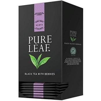 Pure Leaf Té negro premium de Mora - 2 cajas de 25 pirámides