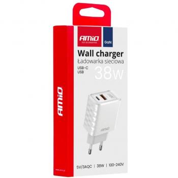 Cargador de batería AMiO 04287 - Carga rápida y compatible con múltiples dispositivos