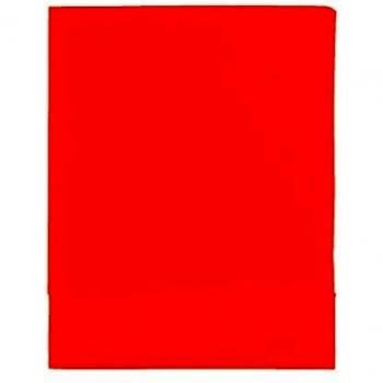 Essix sábana satén de algodón uni mandarina, satén de algodón, naranja, 270 x 300 cm