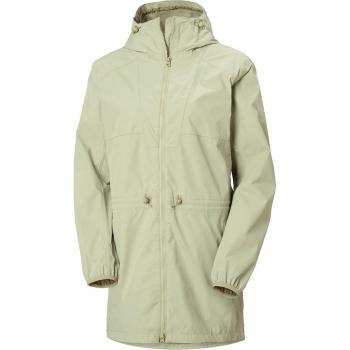 Helly Hansen Women's Essence Mid-Length Waterproof Rain Jacket Green XS