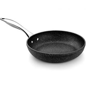 Monix Mineral - Sartén 18 cm aluminio forjado con antiadherente, tipo piedra, sin PFOA, aptas inducción