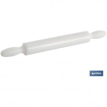 Rodillo Para Amasar Blanco de 50x5cm con Mango Ergonómico