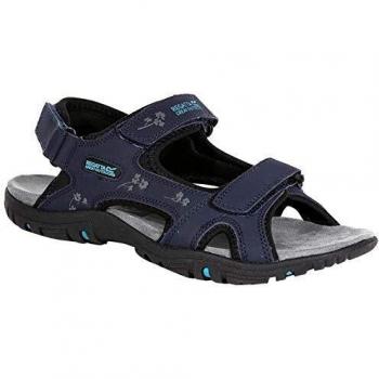 Regatta Women's Haris Lightweight Summer Walking Sandals - Navy Black, Size: UK7