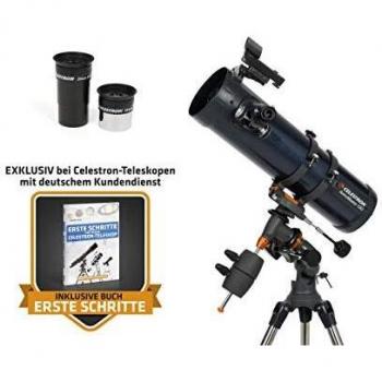 Celestron AstroMaster 130EQ - Telescopio newtoniano con Motor y trípode de Acero