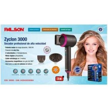 Secador de Pelo Profesional Palson Zyclon 3000 Alta Velocidad