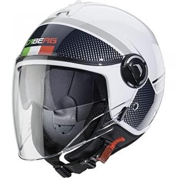 Caberg Riviera V4 Elite Casco Jet, Adultos Unisex, Blanco/Negro, XS