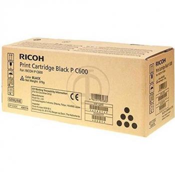 Ricoh 408314 Tóner Original Tipo P C600 en Color Negro