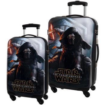 Star Wars The Force Awakens Set de Maletas Rígidas, 86 Litros, Color Negro