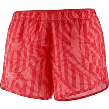 SALOMON Agile Short Pantalón Corto, Mujer, Cayenne/ao, XS