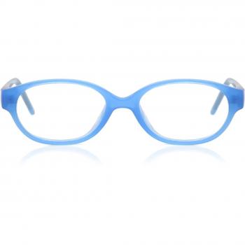 Oval Full Rim Plastic Kids' Prescription Glasses Online Blue Size 42 - Blue Light Block Available - SmartBuy Kids