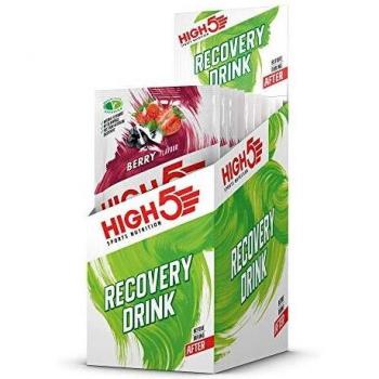 High5 High5 Bebida De Recuperación Con Alto Contenido En Proteína De Suero Aislada - Fomenta La Recuperación Muscular - Arándanos - 9 Bolsitas De 60 Gramos 610 g